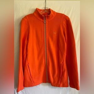 TOMMY BAHAMA- net, zip up jacket. Orange. Size medium. Retails $120.